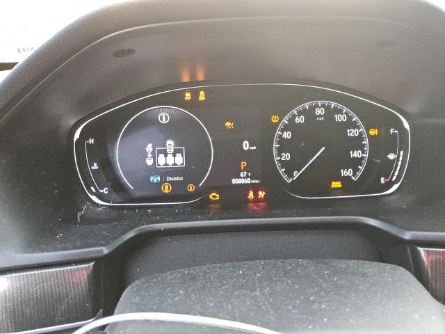 1HGCV1F36NA110950 - 2022 HONDA ACCORD SPORT WHITE photo 9