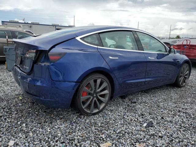 5YJ3E1ECXLF669650 - 2020 TESLA MODEL 3 Կապույտ լուսանկար 3