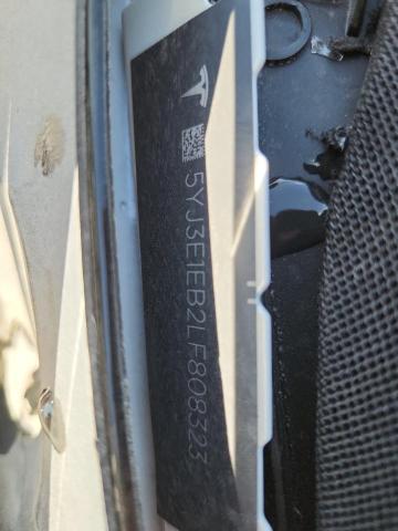 5YJ3E1EB2LF808323 - 2020 TESLA MODEL 3 WHITE photo 13