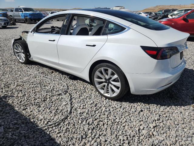 5YJ3E1EB2LF808323 - 2020 TESLA MODEL 3 WHITE photo 2