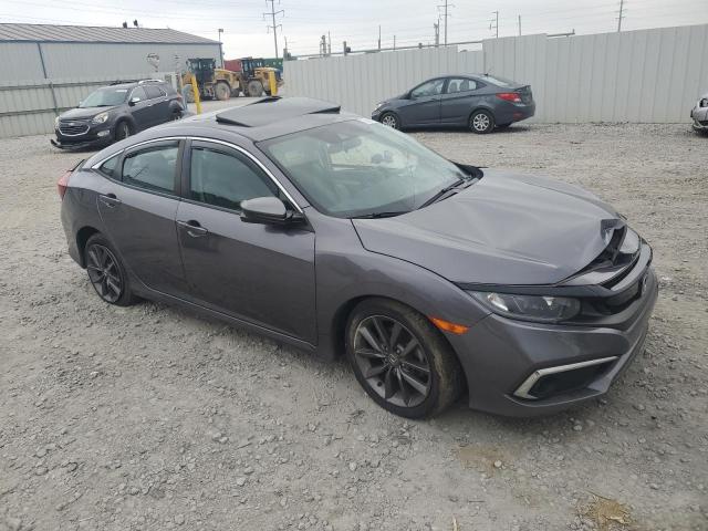 19XFC1F3XLE005629 - 2020 HONDA CIVIC EX GRAY photo 4