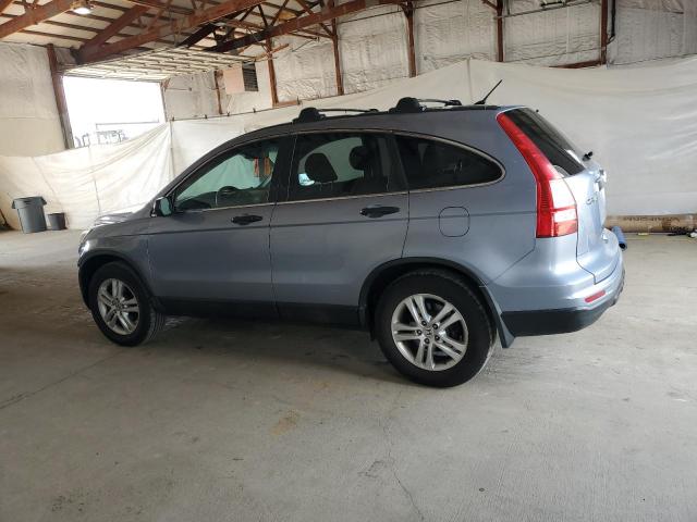 5J6RE4H58AL051269 - 2010 HONDA CR-V EX Կապույտ լուսանկար 2