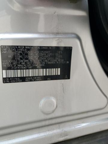 2T3ZFREV9DW071987 - 2013 TOYOTA RAV4 LE 银色 照片 12