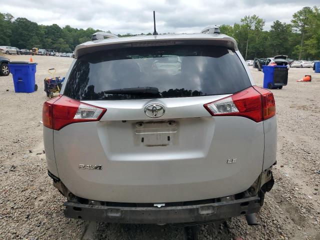 2T3ZFREV9DW071987 - 2013 TOYOTA RAV4 LE 银色 照片 6
