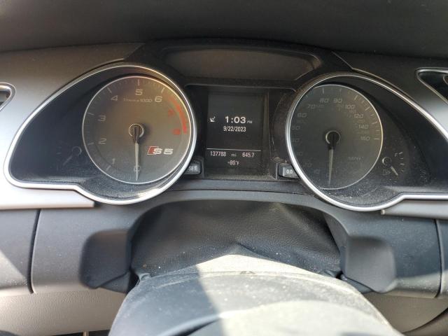 WAUVGAFR7DA033247 - 2013 AUDI S5 PRESTIGE 银色 照片 9