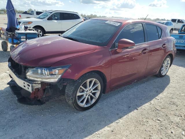 JTHKD5BH6C2074107 - 2015 LEXUS CT 200 RED photo 1