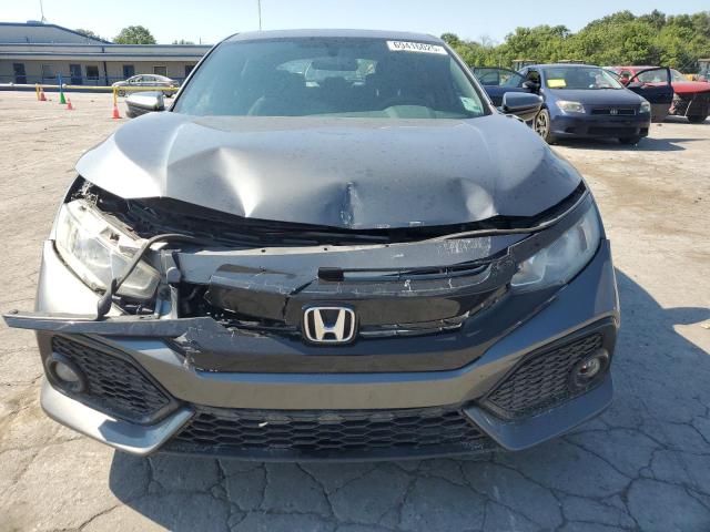 SHHFK7H57HU218266 - 2017 HONDA CIVIC EX GRAY photo 5