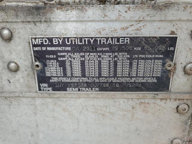 1UYVS2538CU276858 - 2012 UTILITY TRAILER WHITE photo 10