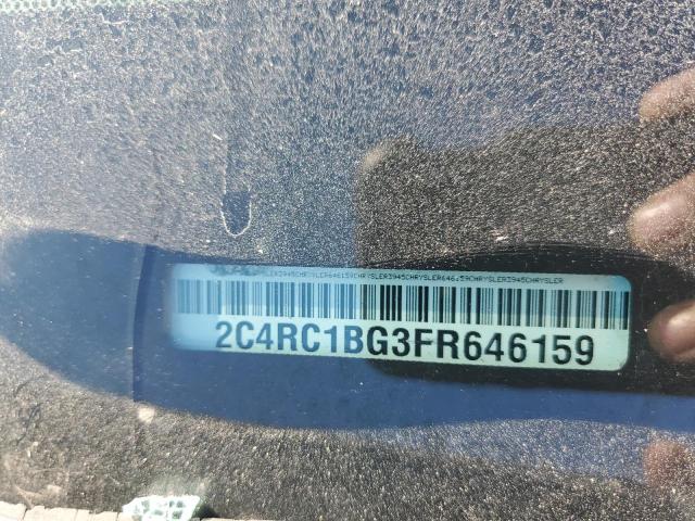 2C4RC1BG3FR646159 - 2015 CHRYSLER TOWN & COU TOURING BLACK photo 14