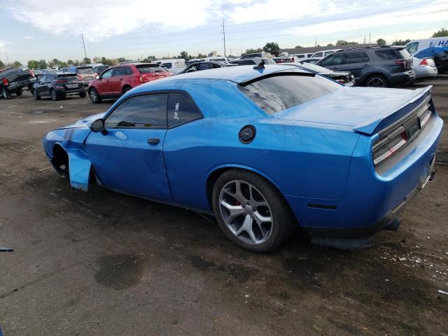 2C3CDZBG7FH861250 - 2015 DODGE CHALLENGER SXT PLUS BLUE photo 2