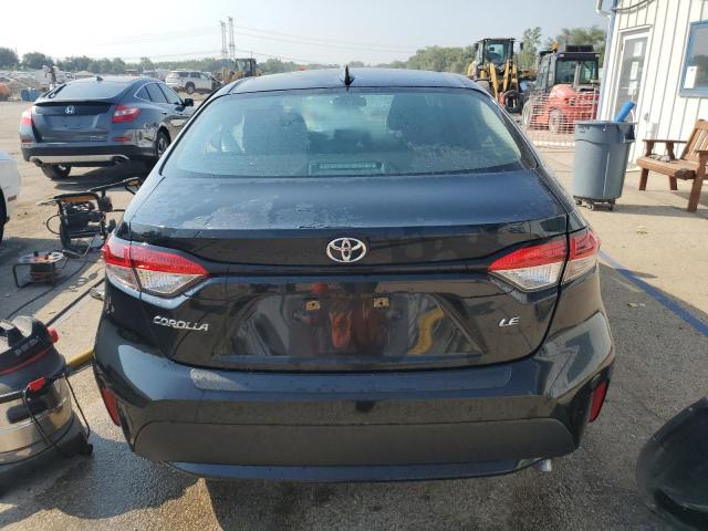 5YFHPMAE5NP321674 - 2022 TOYOTA COROLLA LE BLACK photo 6