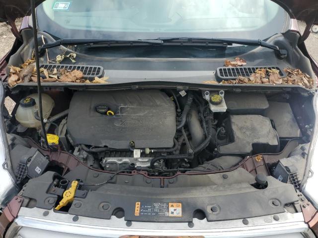 1FMCU9HD1JUC79591 - 2018 FORD ESCAPE SEL 红色 照片 12