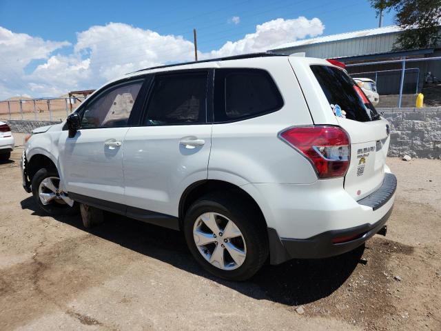 JF2SJADC2GH564617 - 2016 SUBARU FORESTER 2.5I PREMIUM WHITE photo 2