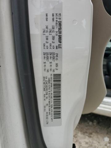 2C4RC1BG3FR513708 - 2015 CHRYSLER TOWN & COU TOURING WHITE photo 13