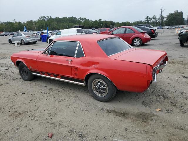 7F01T209249 - 1967 FORD MUSTANG 2D RED photo 2