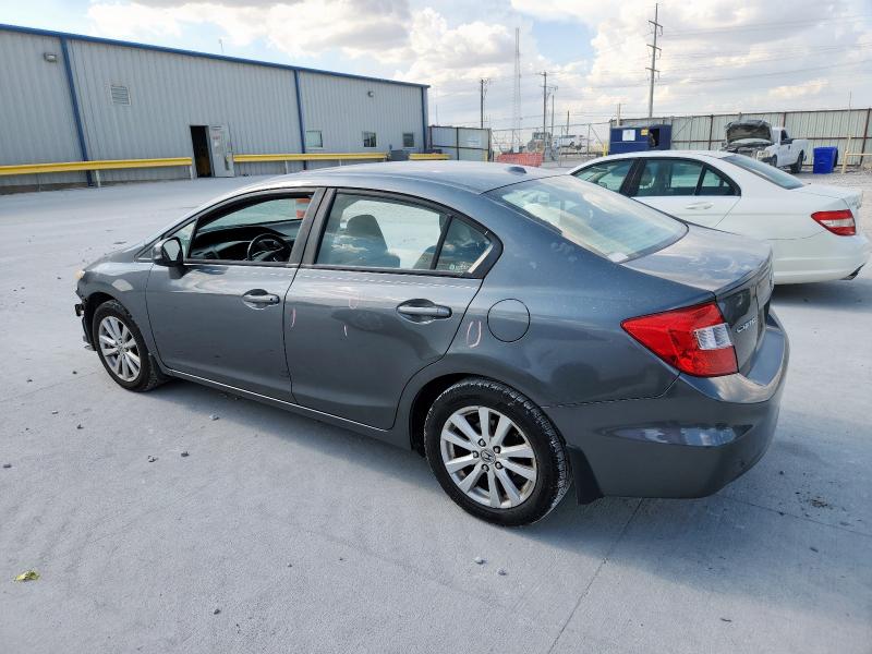 19XFB2F9XCE051930 - 2012 HONDA CIVIC EXL 灰色 照片 2