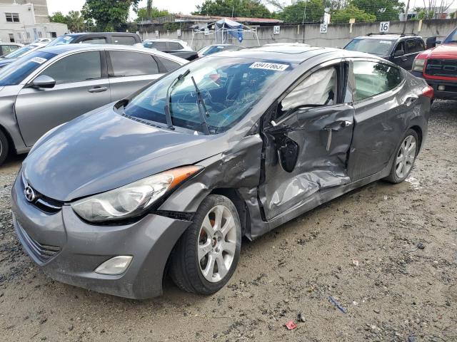 5NPDH4AE1DH196373 - 2013 HYUNDAI ELANTRA GLS GRAY photo 1