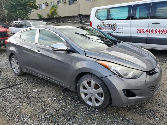 5NPDH4AE1DH196373 - 2013 HYUNDAI ELANTRA GLS GRAY photo 4