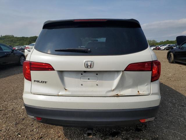 5FNYF5H16JB013821 - 2018 HONDA PILOT LX WHITE photo 6