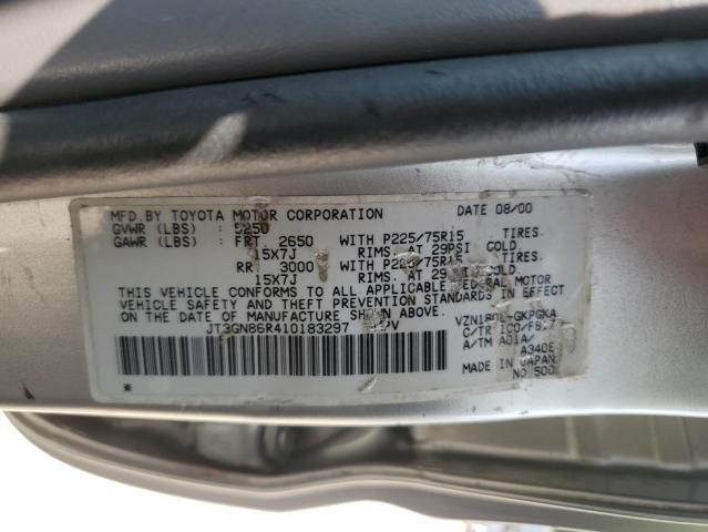JT3GN86R410183297 - 2001 TOYOTA 4RUNNER SR5 银色 照片 13