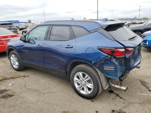 3GNKBCR46NS174298 - 2022 CHEVROLET BLAZER 2LT BLUE photo 2