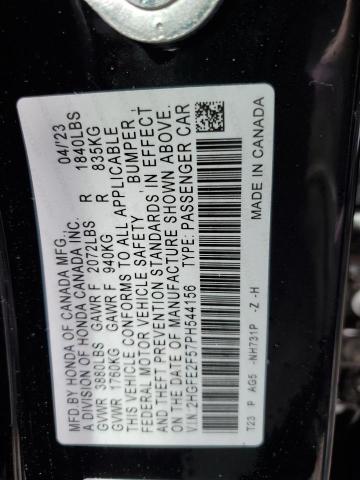 2HGFE2F57PH544156 - 2023 HONDA CIVIC SPORT Qara foto 13