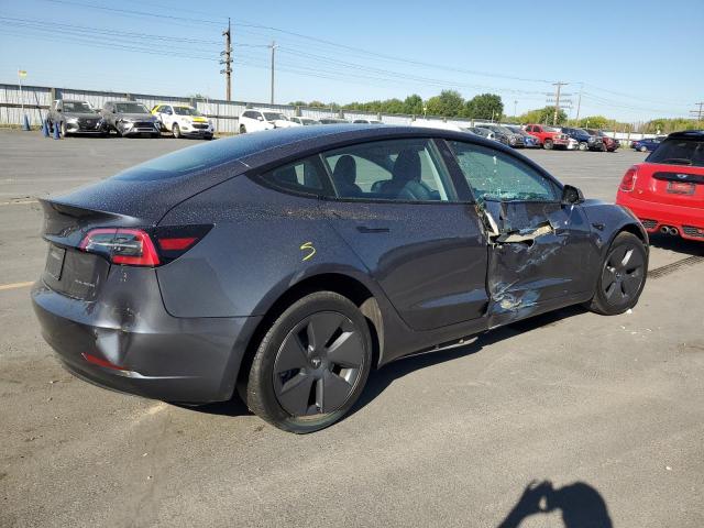 5YJ3E1EB3MF059436 - 2021 TESLA MODEL 3 ნაცრისფერი ფოტო 3