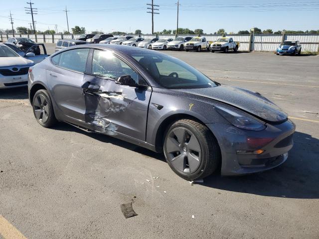 5YJ3E1EB3MF059436 - 2021 TESLA MODEL 3 ნაცრისფერი ფოტო 4