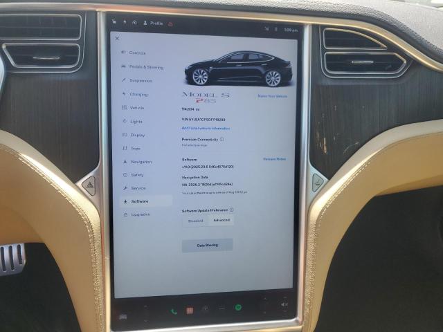 5YJSA1CP9DFP18299 - 2013 TESLA MODEL S Черный фото 9