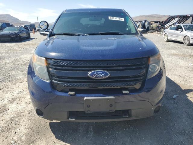 1FM5K8AR3DGC16204 - 2013 FORD EXPLORER POLICE INTERCEPTOR BLUE photo 5