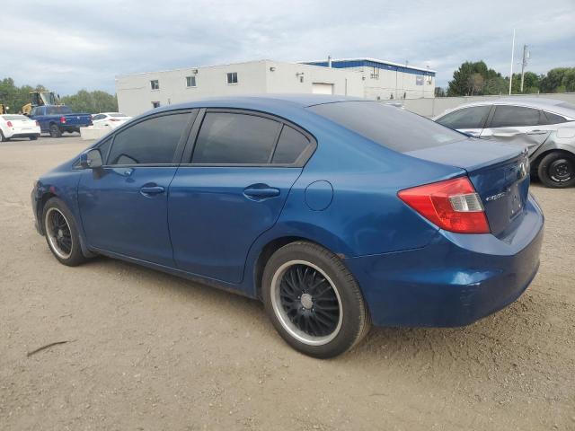 2HGFB2F42CH015613 - 2012 HONDA CIVIC LX BLUE photo 2