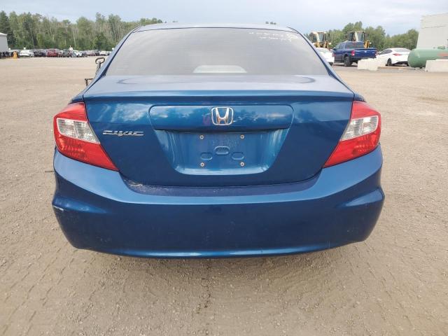 2HGFB2F42CH015613 - 2012 HONDA CIVIC LX BLUE photo 6