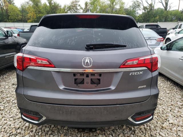 5J8TB4H73JL006196 - 2018 ACURA RDX ADVANCE GRAY photo 6