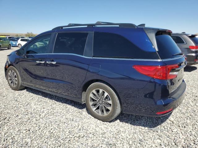 5FNRL6H62PB046855 - 2023 HONDA ODYSSEY EXL BLUE photo 2