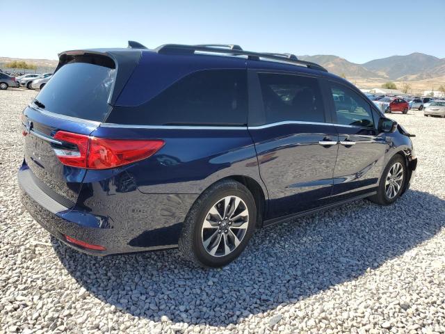 5FNRL6H62PB046855 - 2023 HONDA ODYSSEY EXL BLUE photo 3