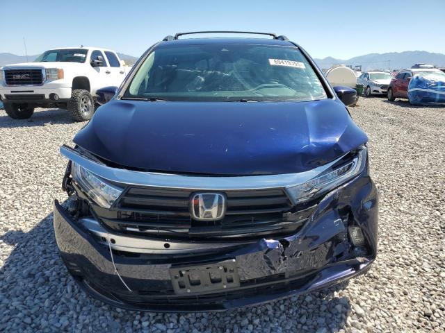 5FNRL6H62PB046855 - 2023 HONDA ODYSSEY EXL BLUE photo 5