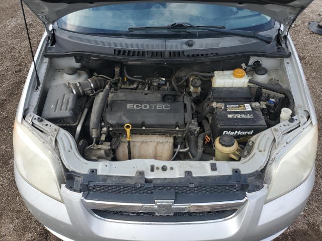 KL1TG5DE0BB185998 - 2011 CHEVROLET AVEO LT ვერცხლისფერი ფოტო 11