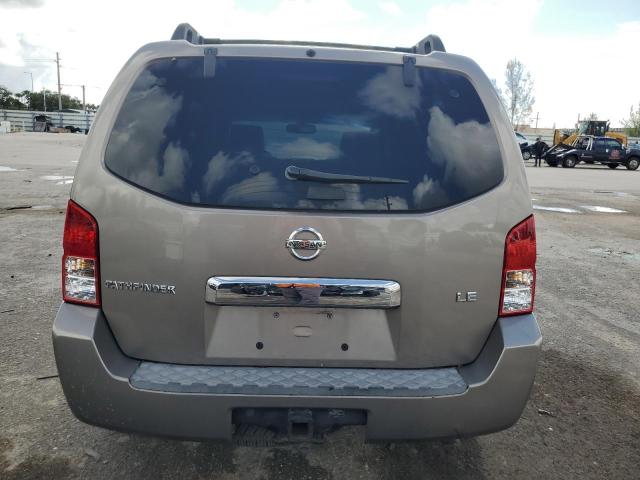 5N1AR18UX6C677079 - 2006 NISSAN PATHFINDER LE GOLD photo 6