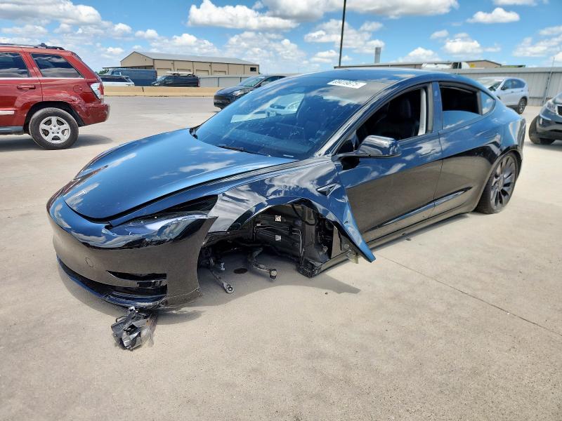 5YJ3E1EC1PF667355 - 2023 TESLA MODEL 3 Siyah fotoğraf 1