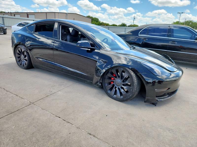 5YJ3E1EC1PF667355 - 2023 TESLA MODEL 3 Siyah fotoğraf 4