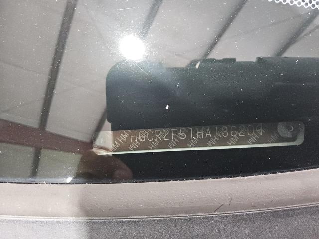 1HGCR2F51HA136209 - 2017 HONDA ACCORD SPORT WHITE photo 12