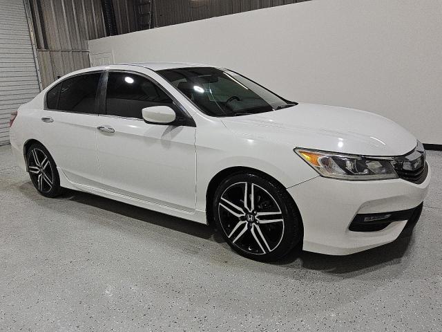 1HGCR2F51HA136209 - 2017 HONDA ACCORD SPORT WHITE photo 4