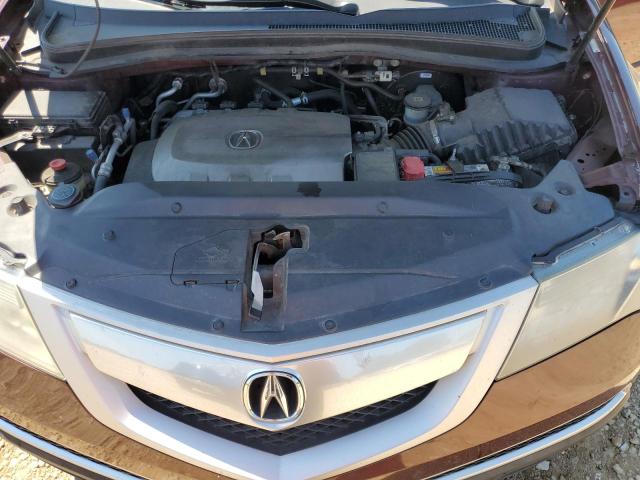 2HNYD2H41DH504532 - 2013 ACURA MDX TECHNOLOGY 紫色 照片 12