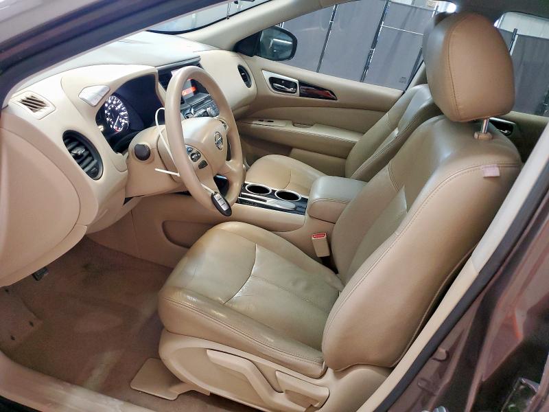 5N1AR2MN5FC653292 - 2015 NISSAN PATHFINDER S BROWN photo 7