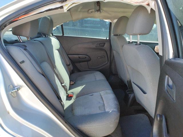 1G1JA5SH6F4196988 - 2015 CHEVROLET SONIC LS SILVER photo 10