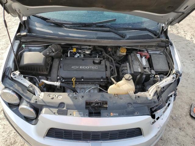 1G1JA5SH6F4196988 - 2015 CHEVROLET SONIC LS SILVER photo 11