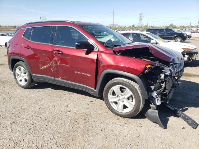 3C4NJCBB8NT112963 - 2022 JEEP COMPASS LATITUDE BURGUNDY photo 4