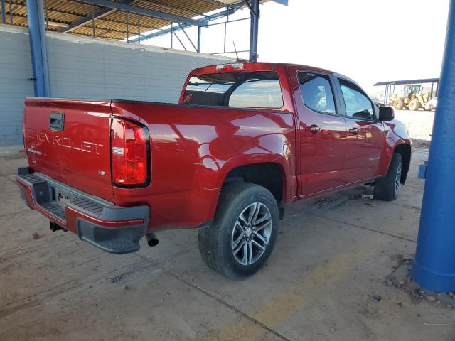 1GCGSBENXM1131395 - 2021 CHEVROLET COLORADO BURGUNDY photo 3