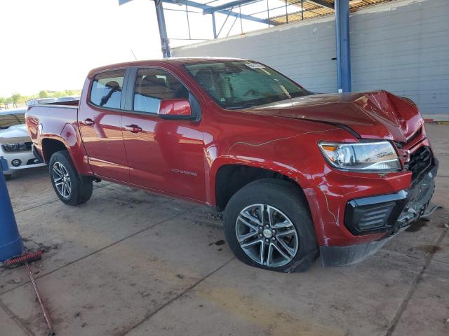 1GCGSBENXM1131395 - 2021 CHEVROLET COLORADO BURGUNDY photo 4