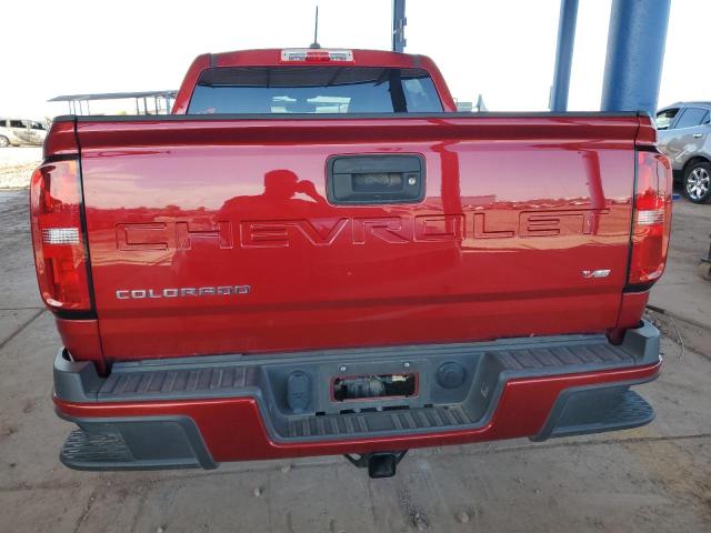 1GCGSBENXM1131395 - 2021 CHEVROLET COLORADO BURGUNDY photo 6